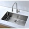 Anzzi Vanguard Undermount 32" Kitchen Sink in Brushed Satin K-AZ3219-1A - alternate 3